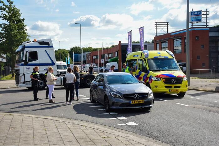 Scooterrijder valt en raakt gewond
