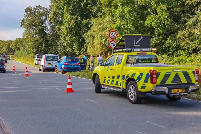Schade aan voorraam van personenauto door ongeval