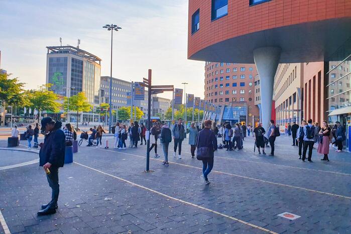 Drukte op treinstation door landelijke storing