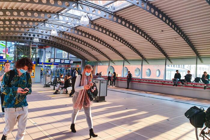 Drukte op treinstation door landelijke storing
