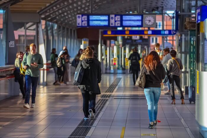 Drukte op treinstation door landelijke storing