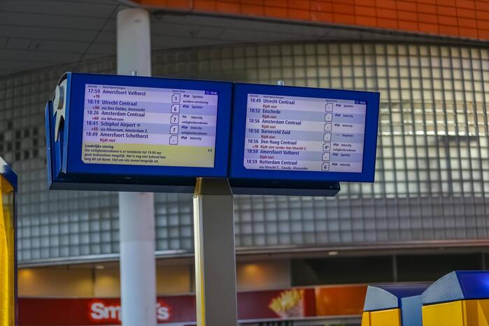 Drukte op treinstation door landelijke storing