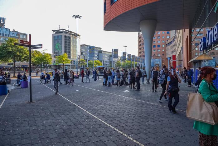Drukte op treinstation door landelijke storing