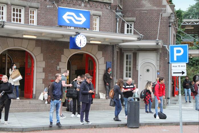 Drukte op treinstation door landelijke storing
