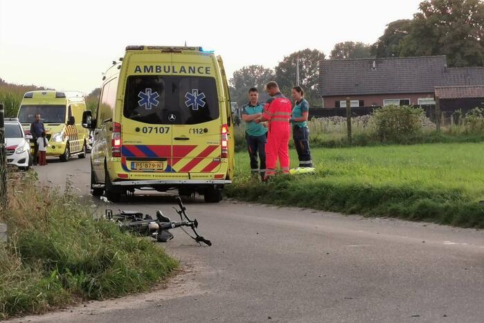 Fietser gewond door ongeval met personenauto