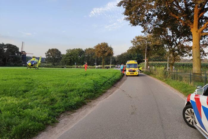 Fietser gewond door ongeval met personenauto