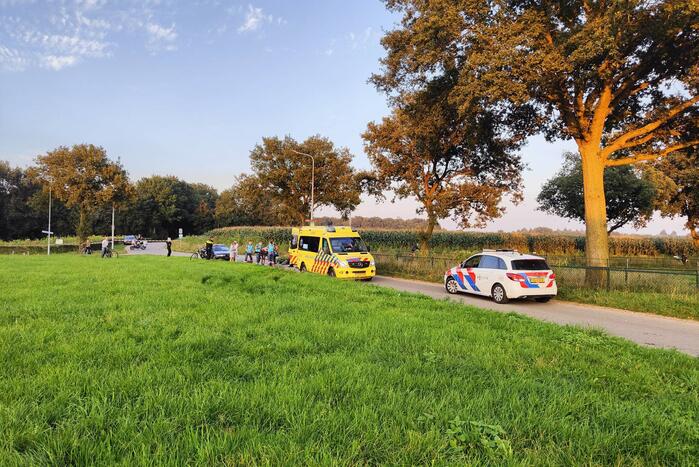 Fietser gewond door ongeval met personenauto