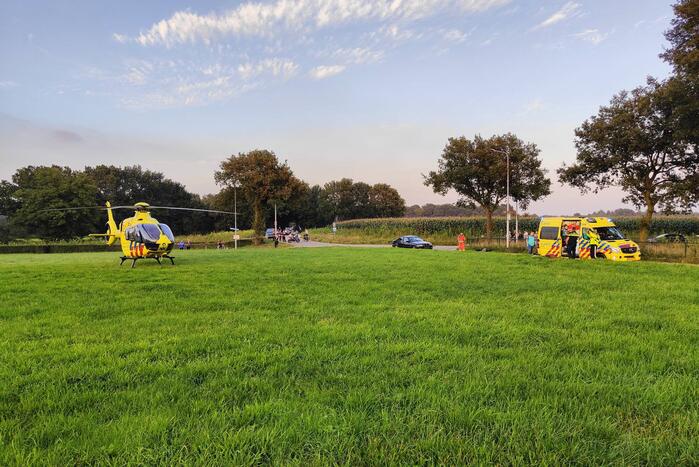 Fietser gewond door ongeval met personenauto