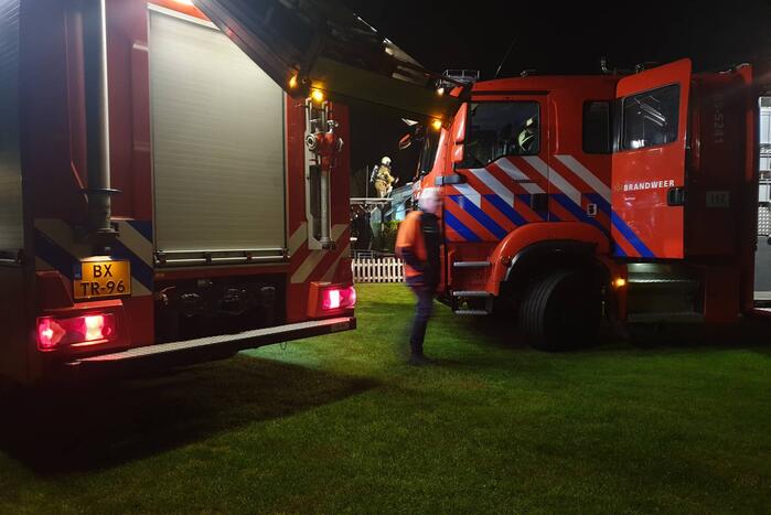 Brand in stacaravan snel geblust