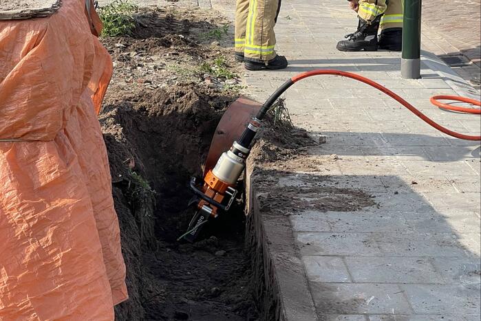 Voor de derde keer een gaslekkage bij werkzaamheden