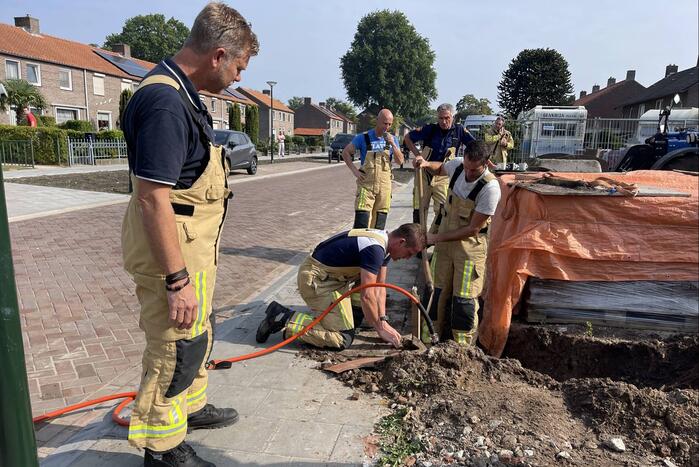 Voor de derde keer een gaslekkage bij werkzaamheden