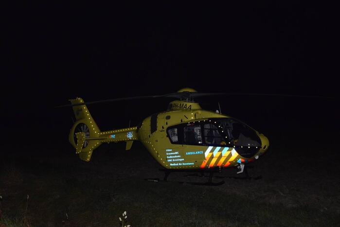 Persoon zwaargewond na ongeval met brommer