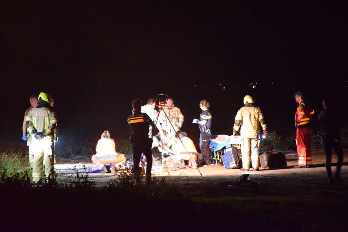 Persoon zwaargewond na ongeval met brommer