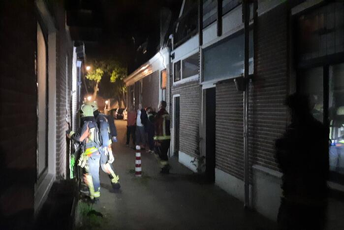 Woning vol rook door vergeten pan