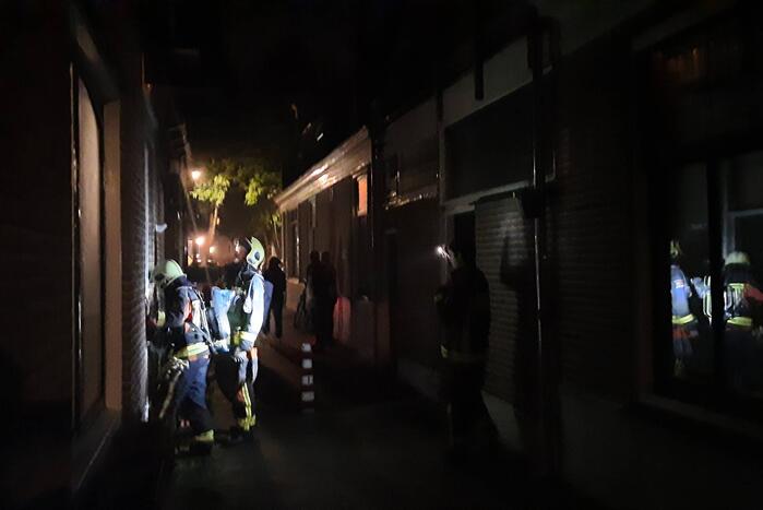 Woning vol rook door vergeten pan
