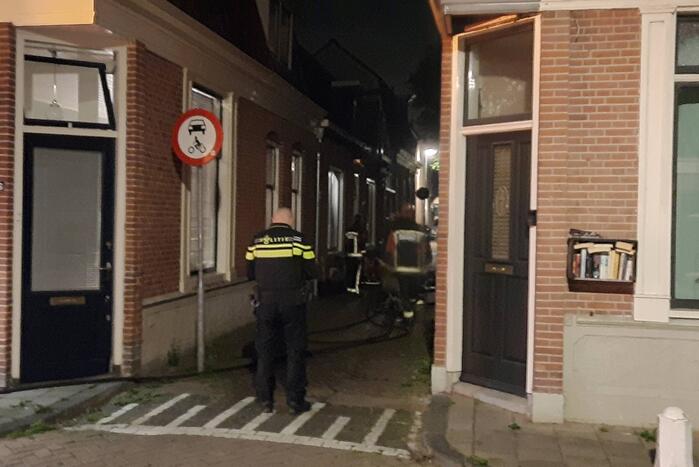Woning vol rook door vergeten pan