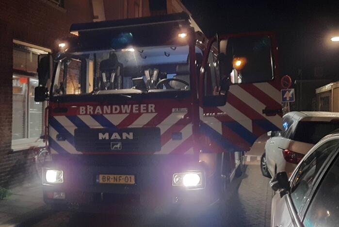 Woning vol rook door vergeten pan