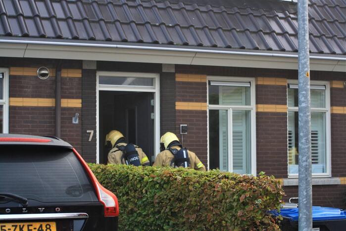 Brand in woning door vergeten pan