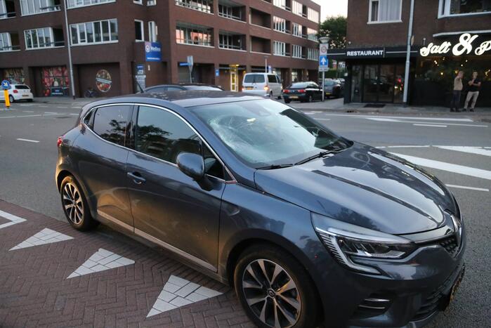 Fiets in de kreukels na aanrijding met auto