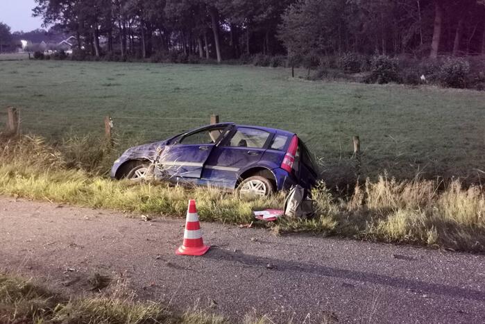 Auto aangetroffen in sloot