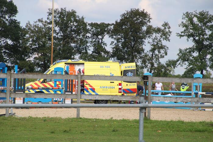 Traumahelikopter landt voor incident