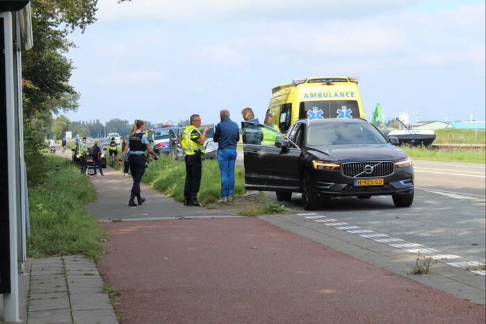 Kop-staart botsing tussen twee voertuigen