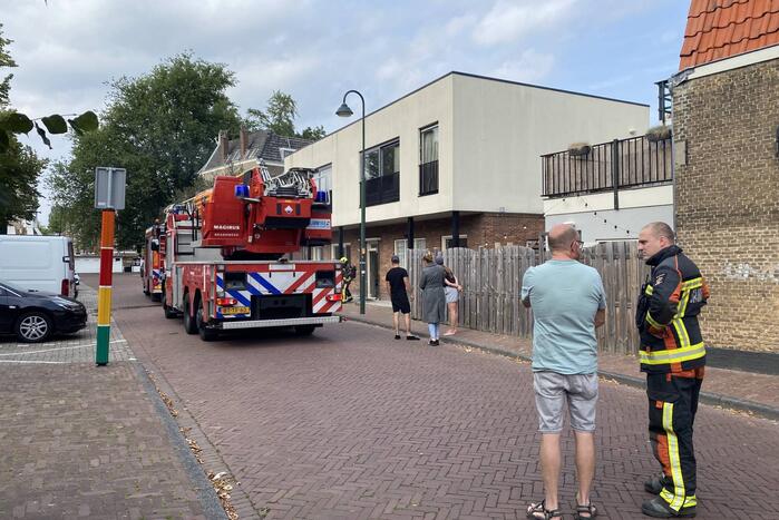 Bewoner vergeet pannetje op vuur en vat vlam