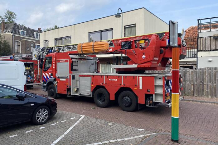 Bewoner vergeet pannetje op vuur en vat vlam