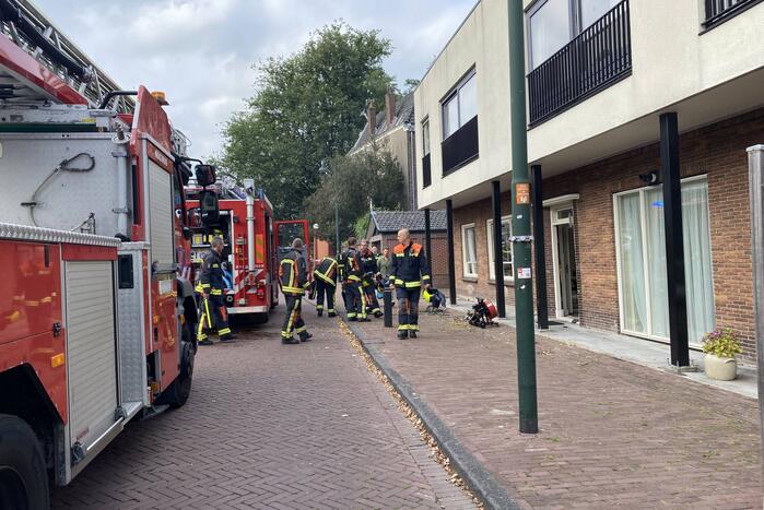 Bewoner vergeet pannetje op vuur en vat vlam