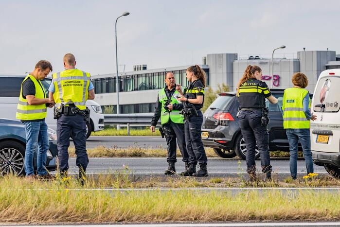 Veel schade bij ongeval met meerdere voertuigen