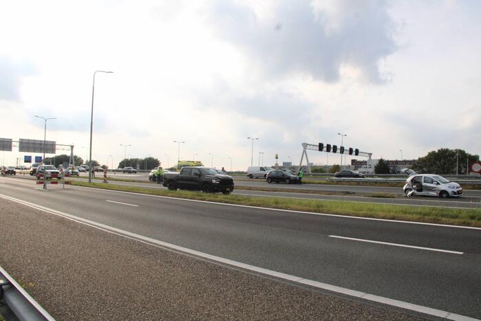 Veel schade bij ongeval met meerdere voertuigen