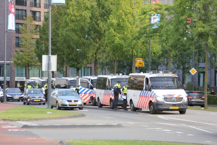 Veel politie op de been door voetbalwedstrijd