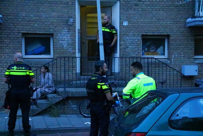 Grote politieopkomst door geweldsincident