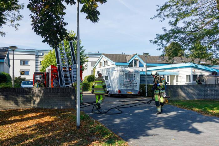 Veel rook bij slaapkamerbrand