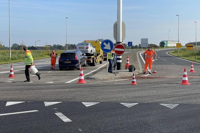 Flinke schade bij botsing op kruising