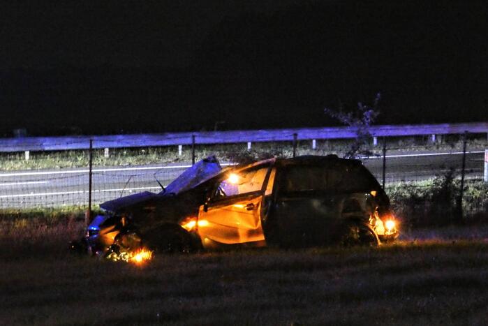 Persoon gewond bij ongeval op Rijksweg