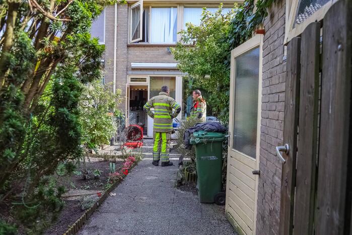 Brand in keuken van woning