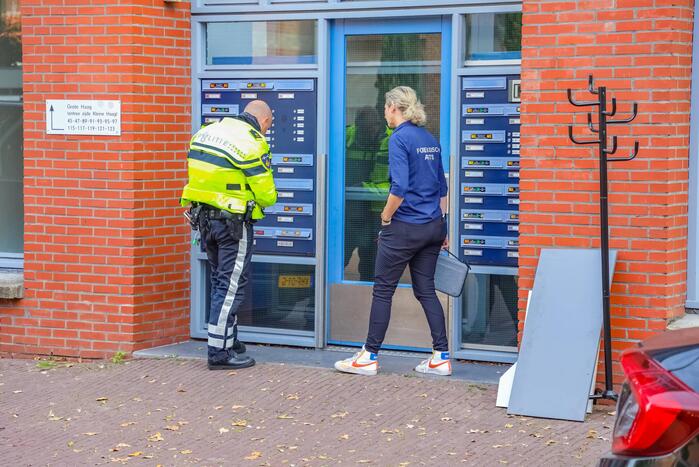 Forensisch onderzoek in appartement