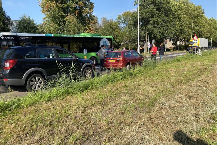Schade bij kop-staart botsing
