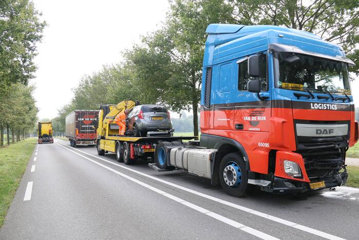 Bestuurder overleden bij ernstig ongeval