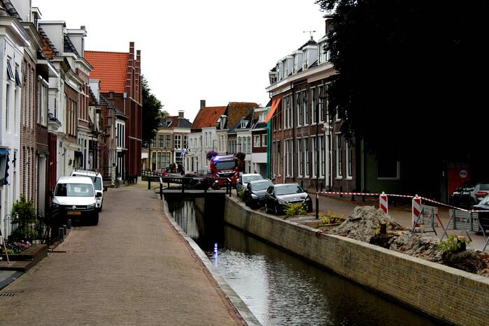 Gasleiding geraakt bij graafwerkzaamheden