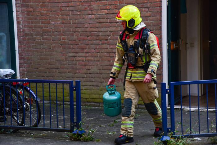 Politie houdt persoon aan na dreiging met gaskraan