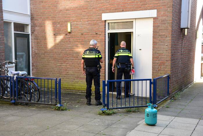 Politie houdt persoon aan na dreiging met gaskraan