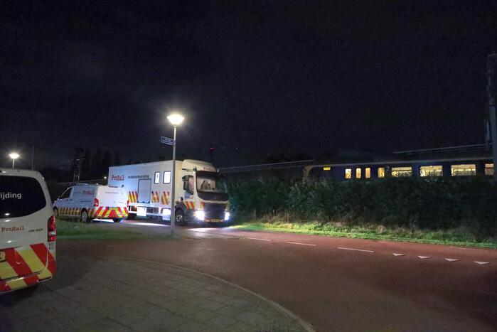 Geen treinverkeer mogelijk na aanrijding