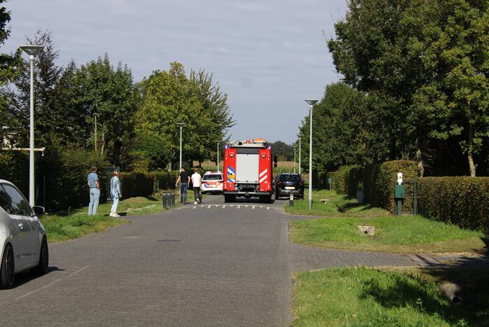 Onkruidbrander veroorzaakt brand in spouwmuur