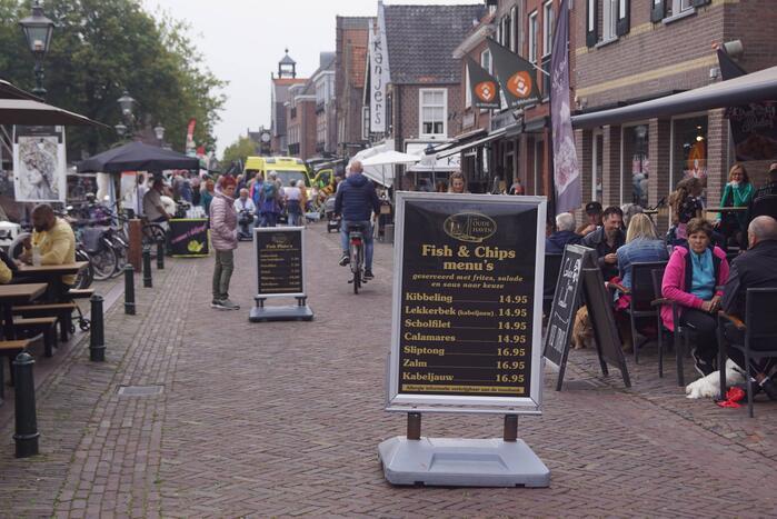 Straat niet goed toegankelijk voor hulpdiensten