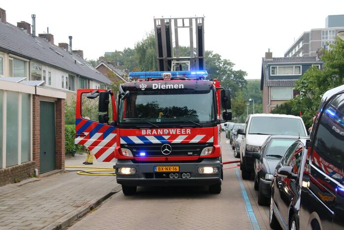 Garagebox uitgebrand tijdens klussen