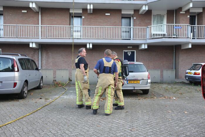 Brand in flatwoning op derde verdieping