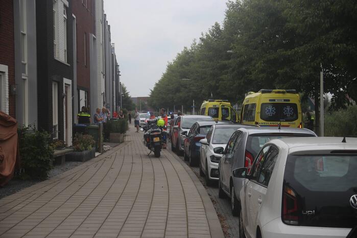 Traumahelikopter trekt veel bekijks