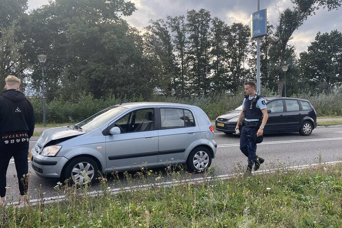 Veel schade bij kop-staart botsing